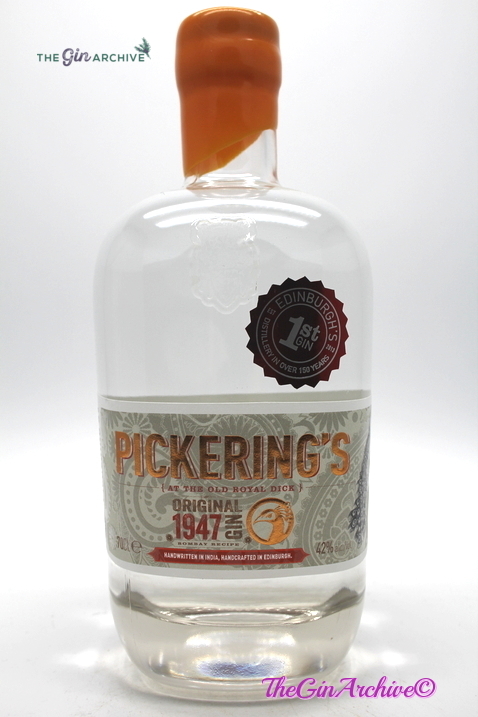 Pickering's Original 1947 (Crest) - The Gin Archive