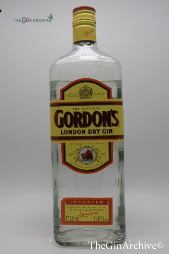 Gordon's Yellow Label Imported - The Gin Archive